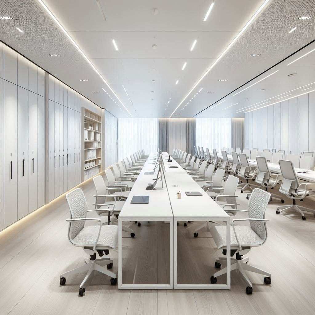审计小组在写字楼办公推进灵活工位设置时遇到新员工批量入职该怎么协调